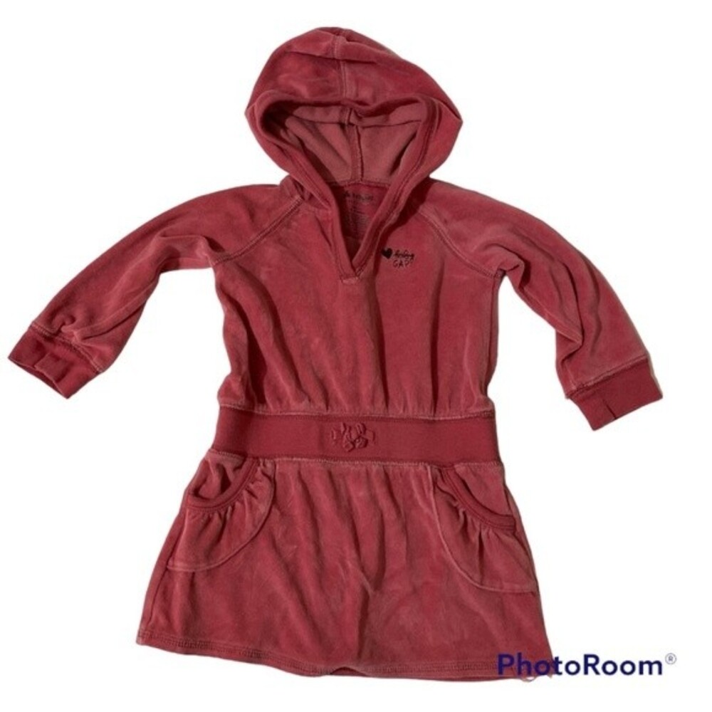 Baby Gap Brannan's Favorites Infant Hooded Long Sleeve Dress Size 12-18M